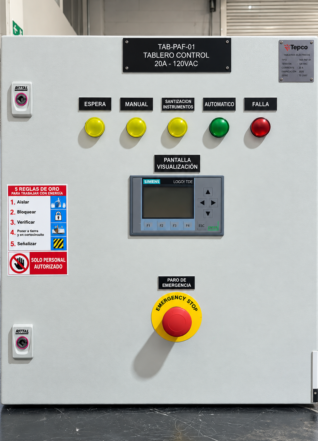 Tablero de control industrial por LOGO — foto 1